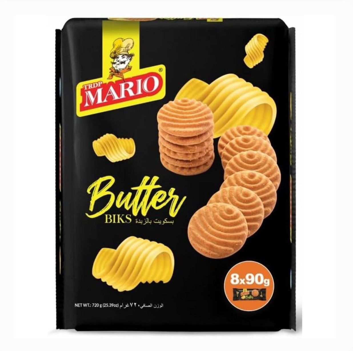 TRDP Mario Butter Flavoured Cookies 720g