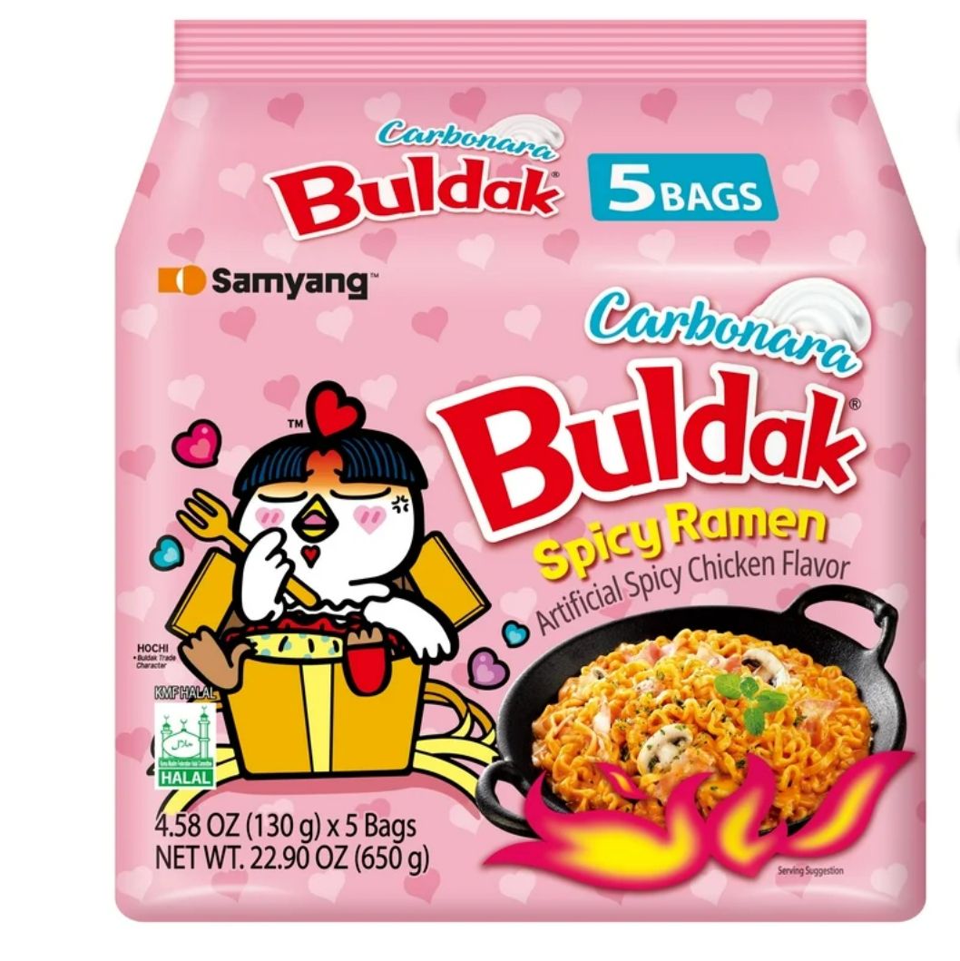 Samyang Buldak Hot Chicken Flavoured Ramen Pack Of 5