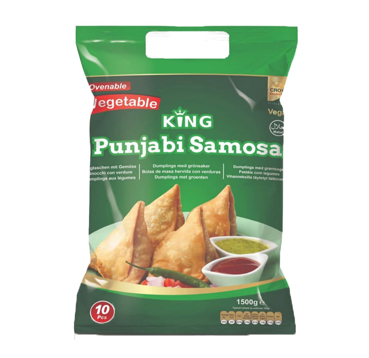 Crown King Punjabi Samosa 1500g
