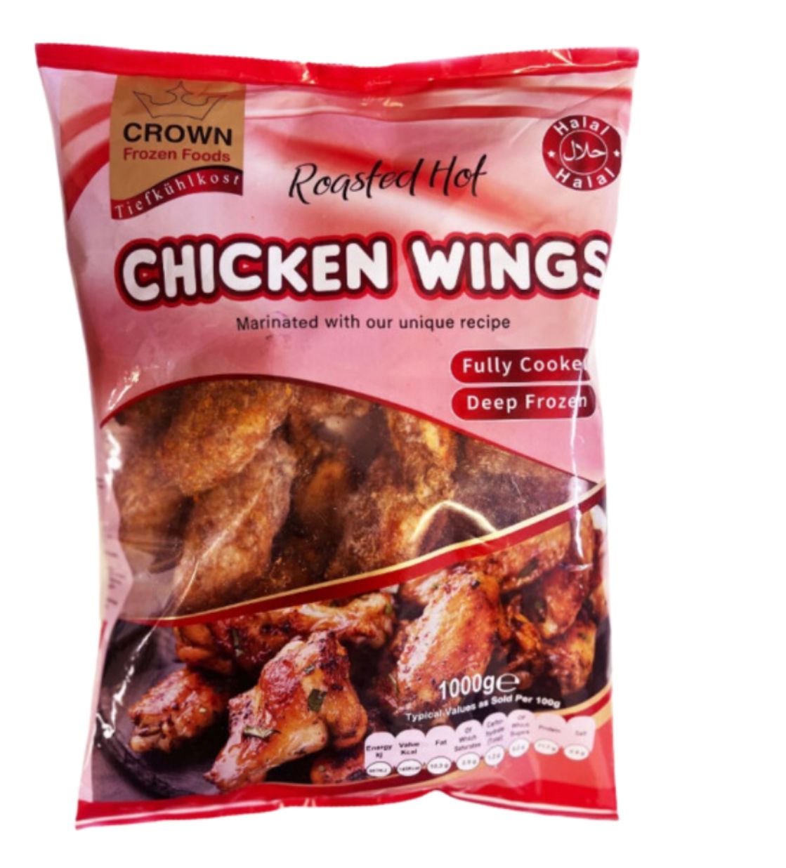 Roasted Hot Chicken Wings 1 Kg