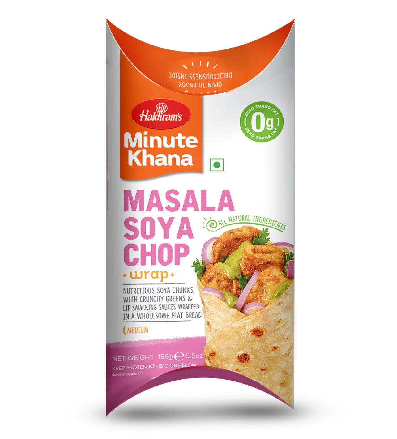 Haldiram’s Masala Soya Chap Wrap 156g