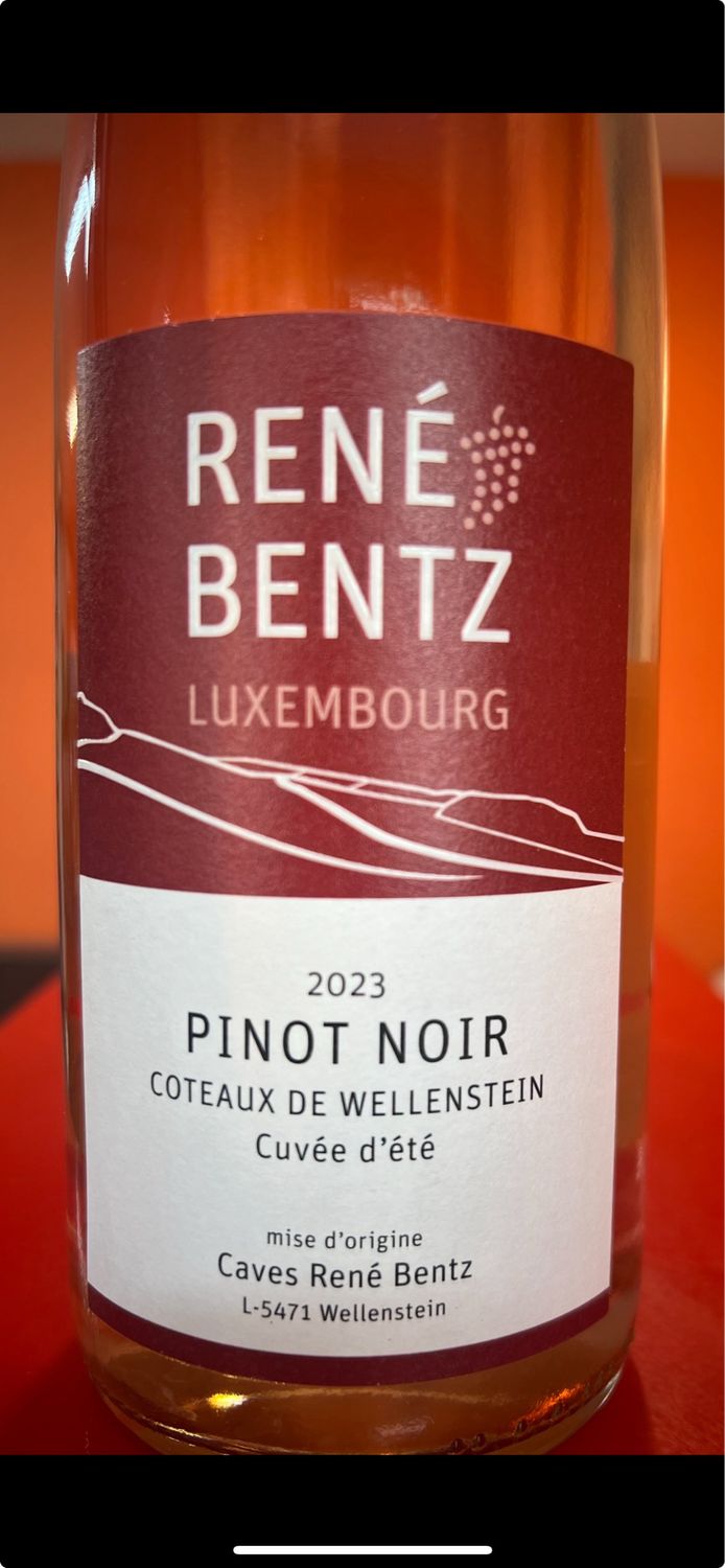 René Bentz Pinot Noir Coteaux De Wellenstein 750ml