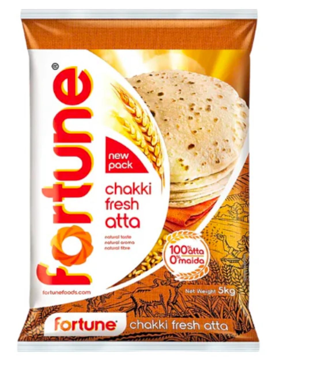 Fortune Chakki Fresh Atta 5 Kg