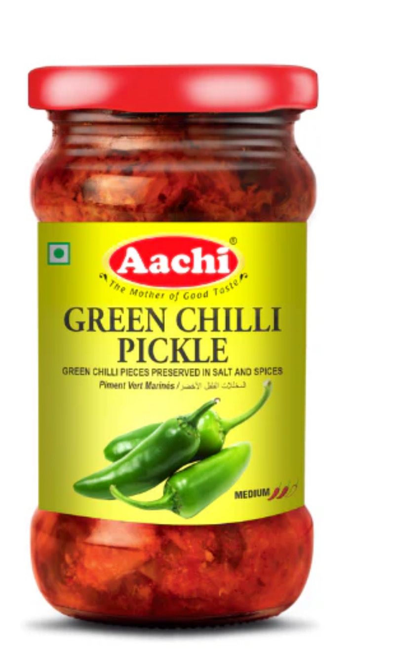 Aachi Green Chilli Pickle 300g