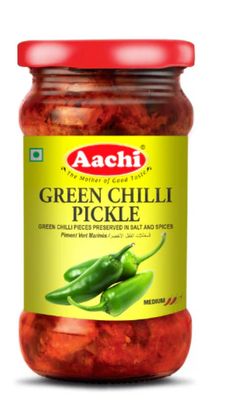 Aachi Green Chilli Pickle 300g