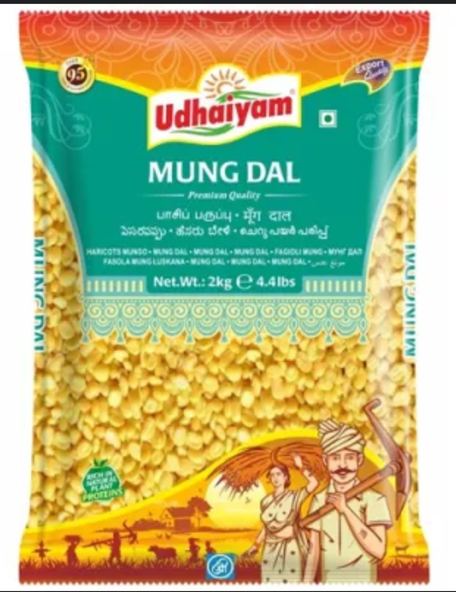 Udhaiyam Yellow Mung Dal Split 2kg
