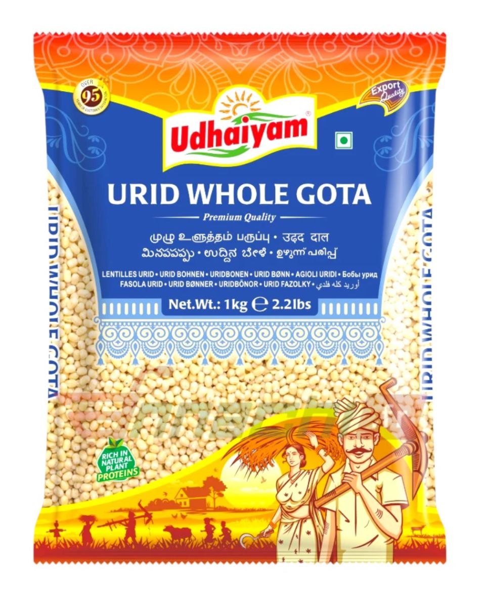 Udhaiyam Urid Whole Gota 1kg