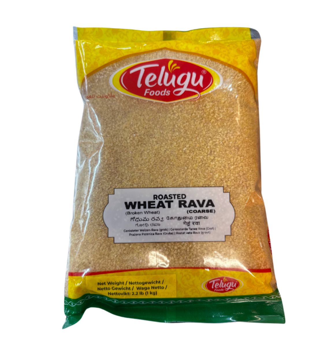 Telegu Foods Roasted Wheat Rava 1 Kg