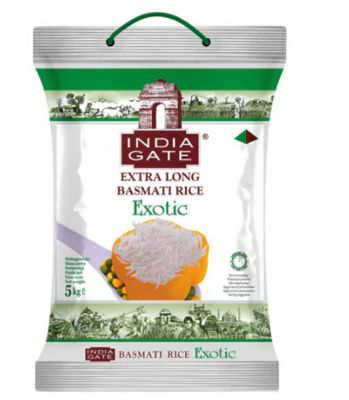 India Gate Extralong Basmati Rice Exotic 5kg