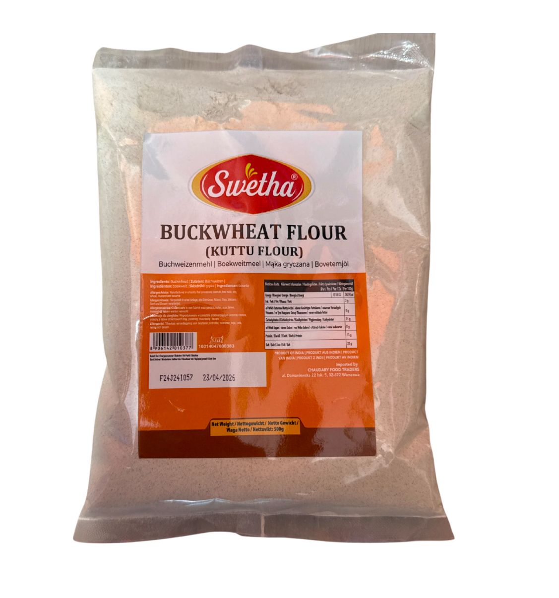 Swetha Buckwheat Flour 500g