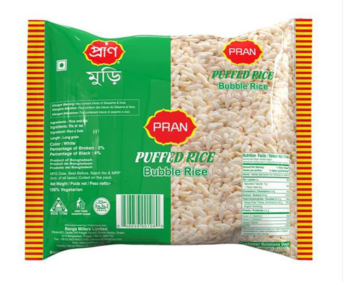 Pran Puffed Rice 250g