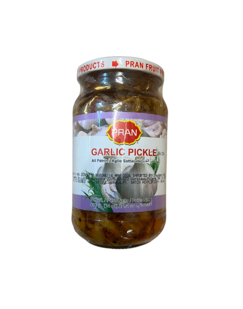 Pran Garlic Pickle 400gm