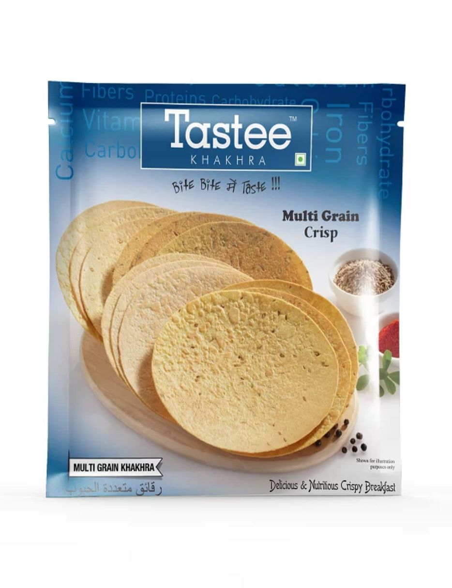 Tastee Khakhra Multi Grain Crisp 200gm
