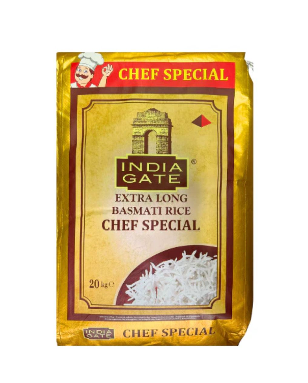 Chef Special India Gate Extra Long Basmati Rice 20kg