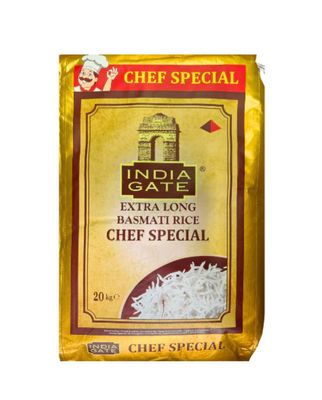 Chef Special India Gate Extra Long Basmati Rice 20kg