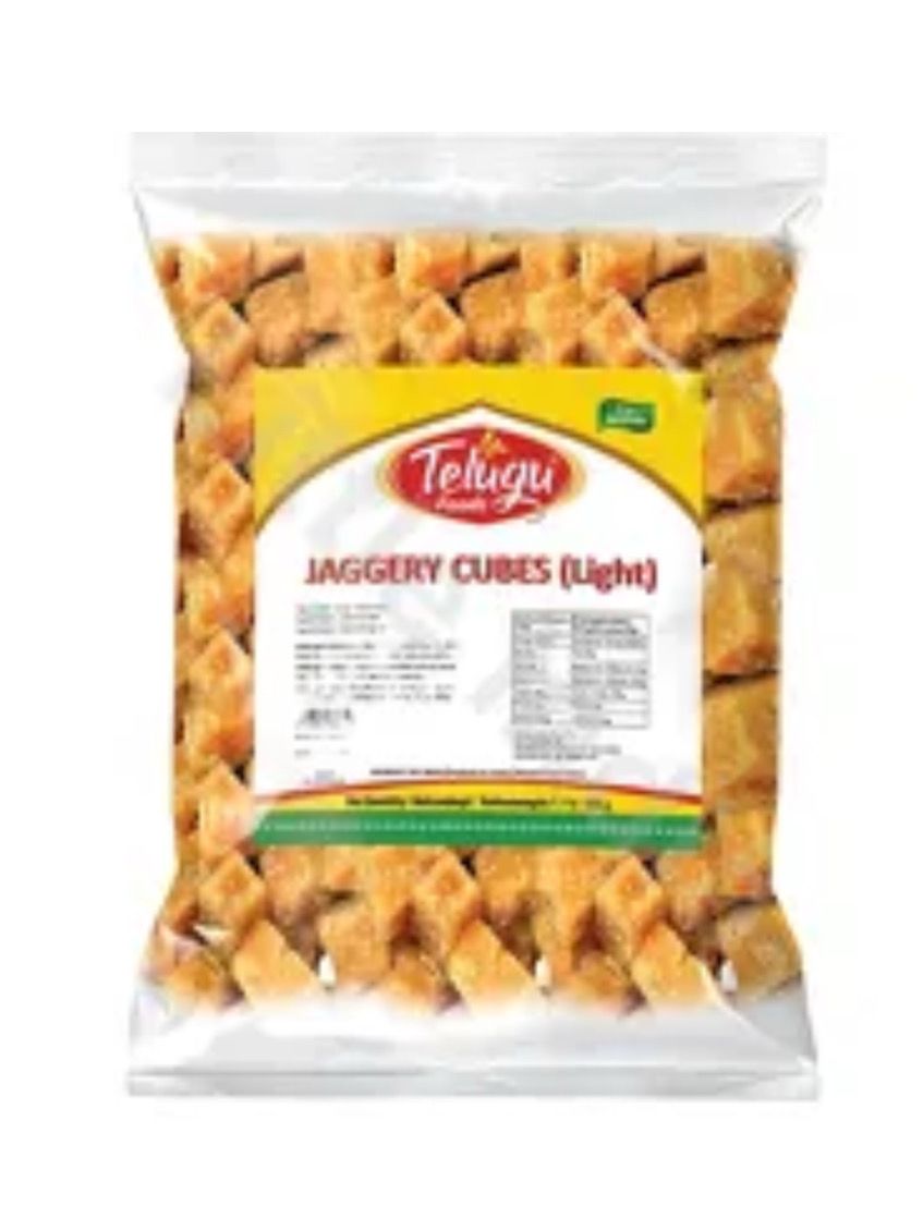 Telugu Foods Jaggery Cubes 500gm