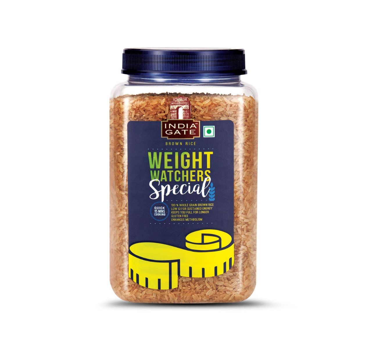 India Gate Brown Sona Masoori Rice 1 Kg
