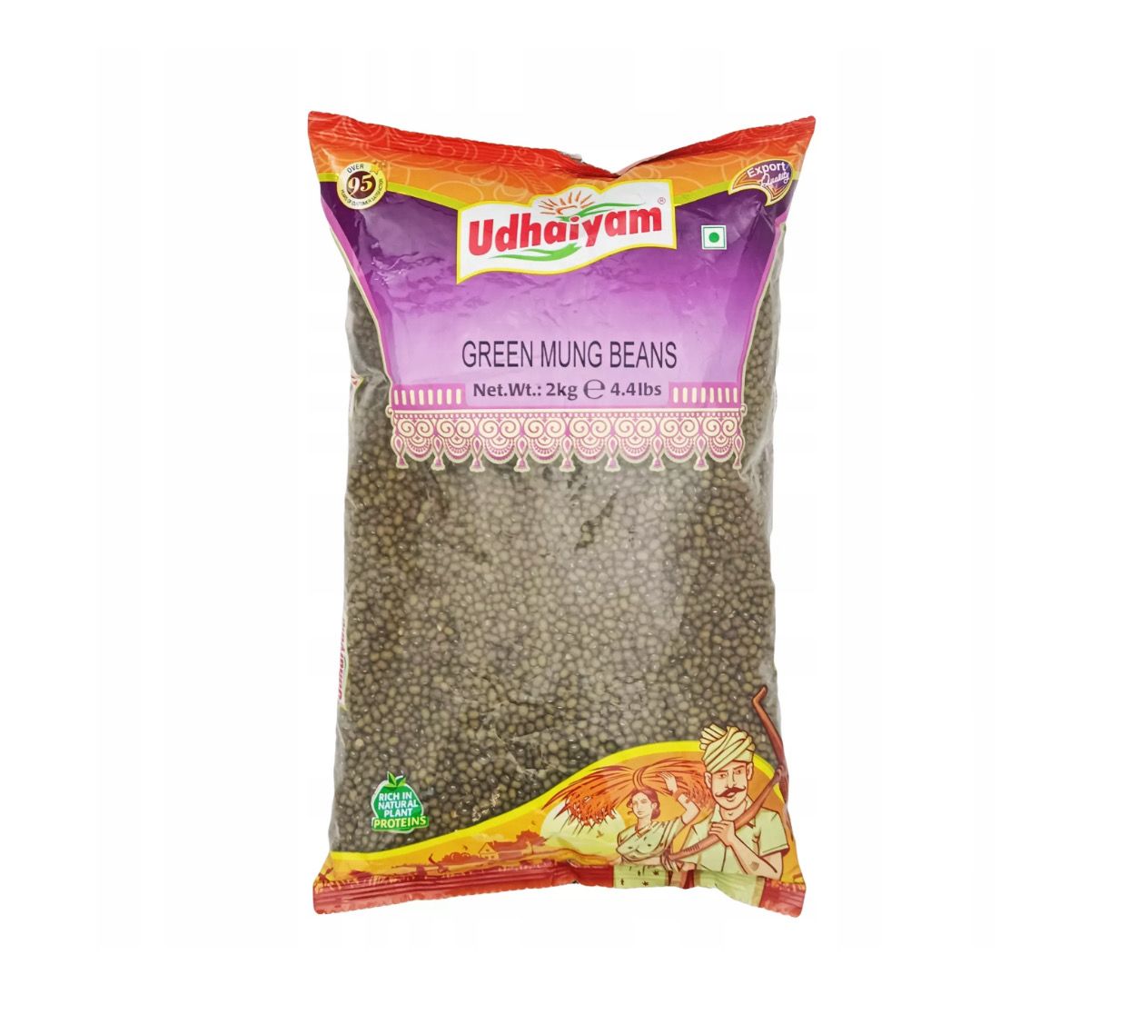 Udhaiyam Green Mung Beans 1kg