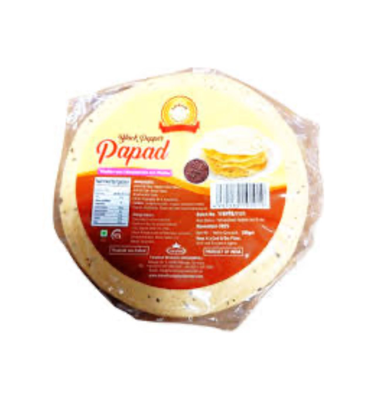 Annam Black Pepper Papad 200gm