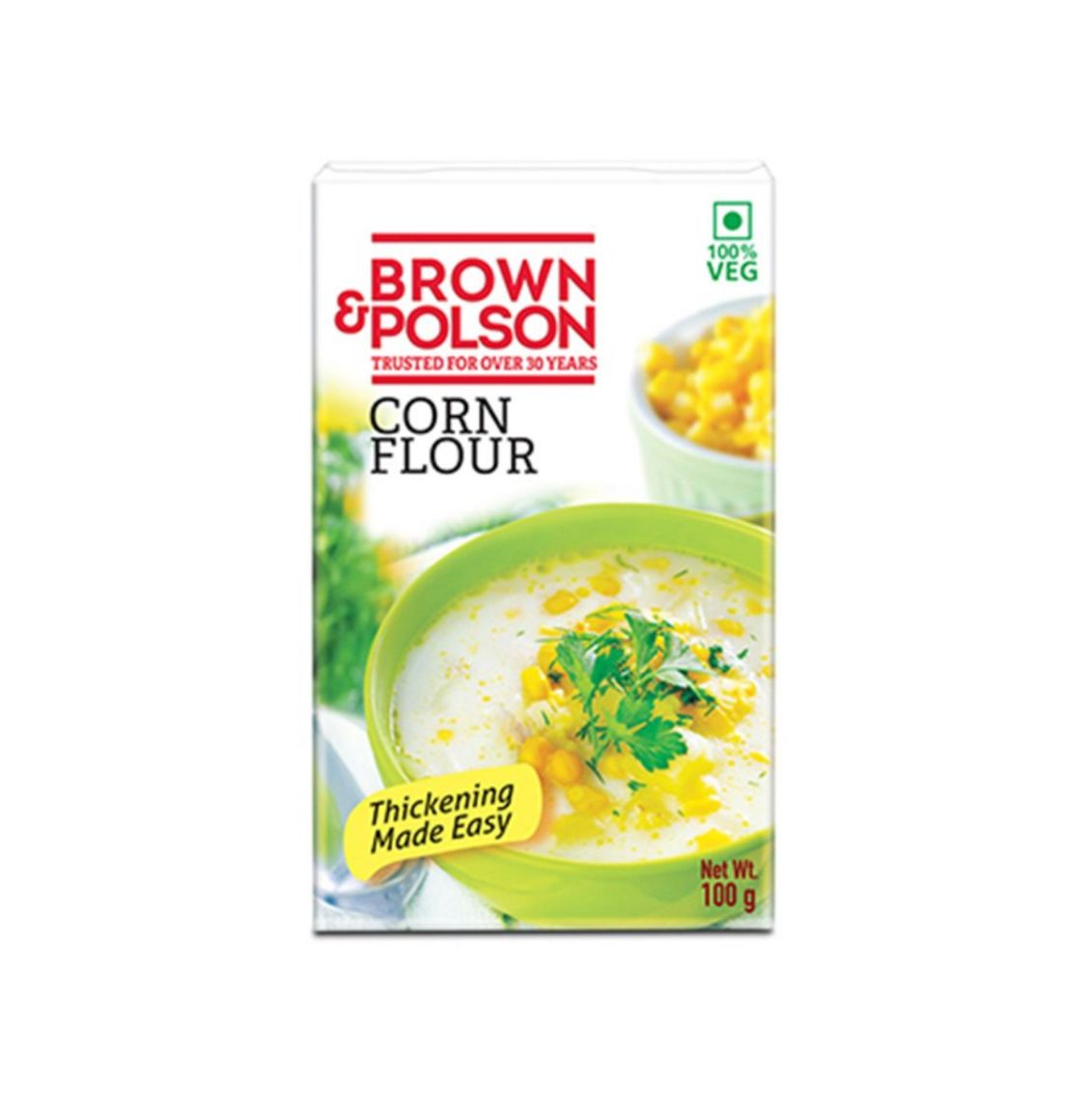 Brown And Polson Corn Starch 100g