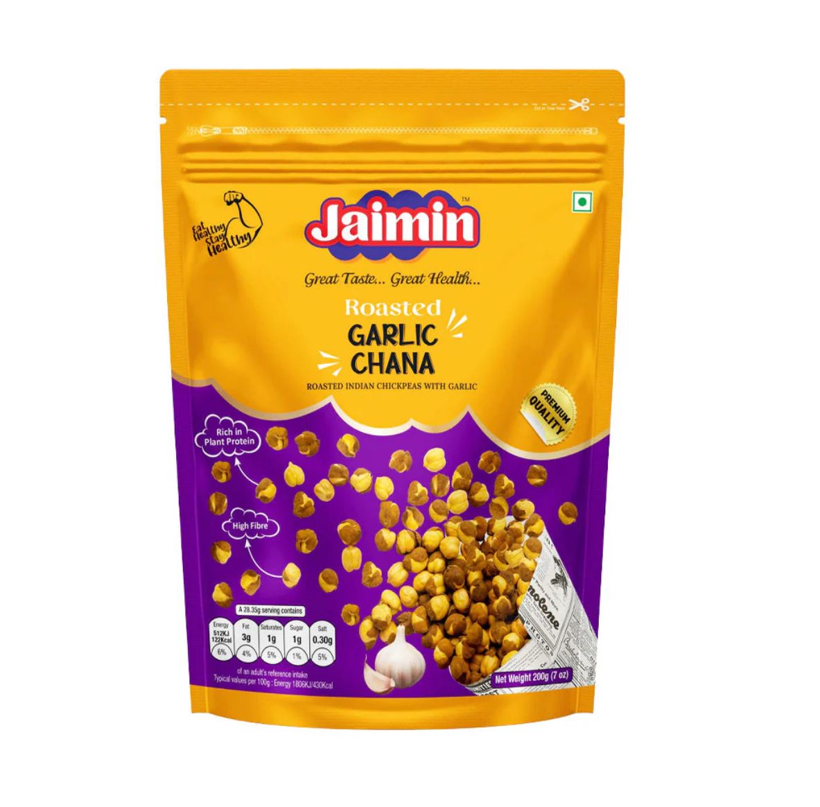 Jaimin Garlic Chana 200g