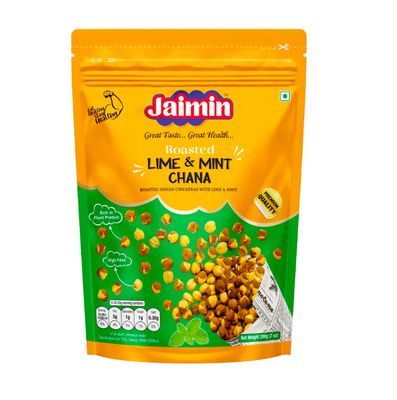 Jaimin Roasted Lime And Mint Chana 200g