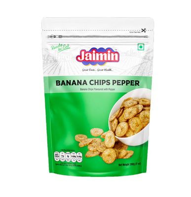 Jaimin Banana Chips Pepper 200g