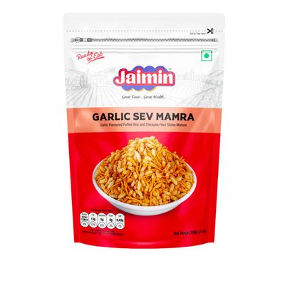 Jaimin Garlic Sev Mamra 200g