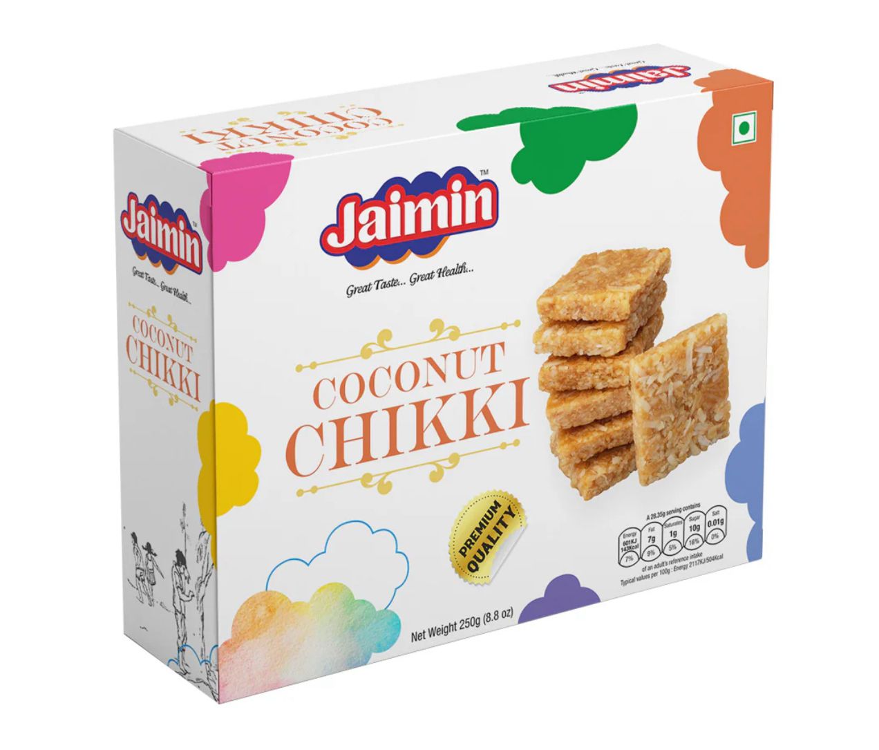 Jaimin Coconut Chikki 150g