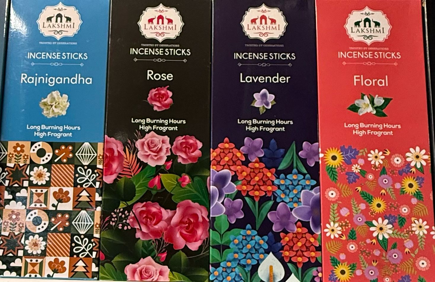 Lakshmi Incense Sticks Box