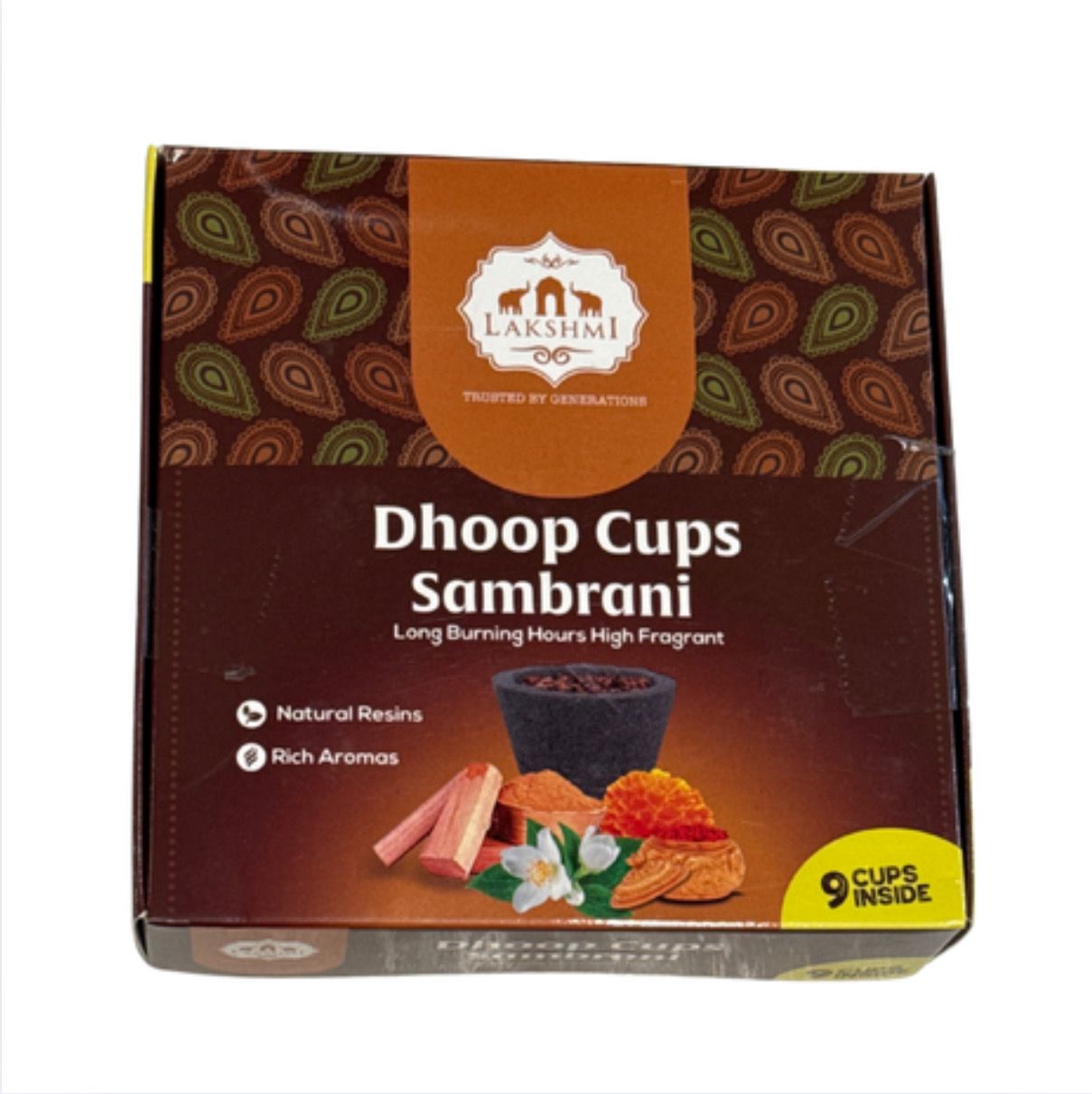 Dhoop Cups Sambrani 9 Cups Inside