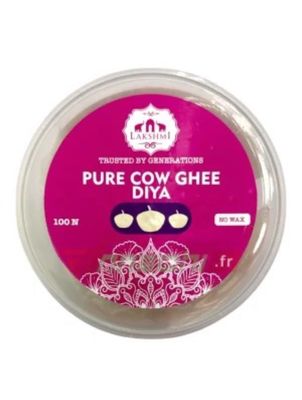Laxmi Pure Cow Ghee Diya 100n(No Wax) White