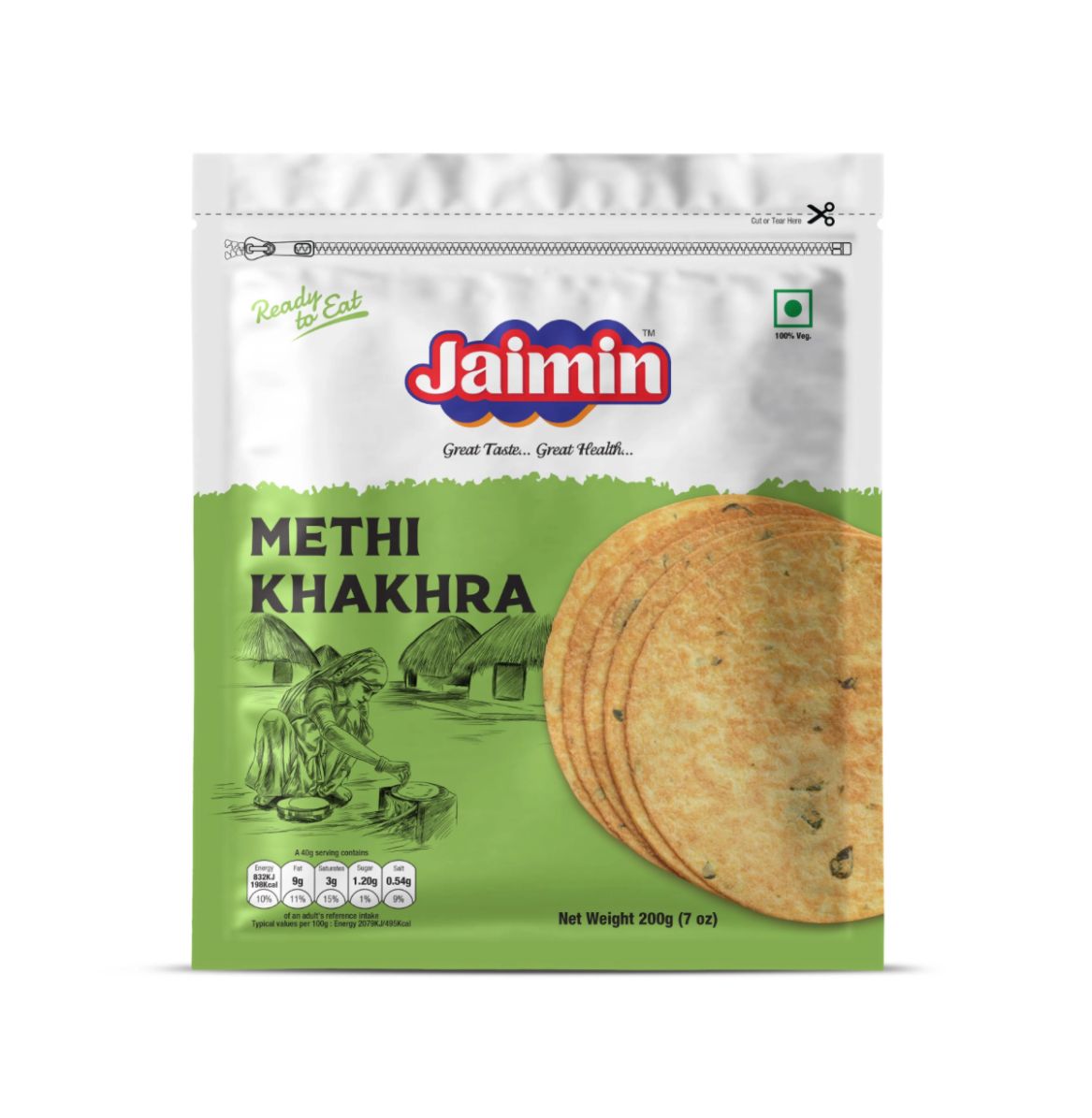 Jaimin Methi Khakhra 200g
