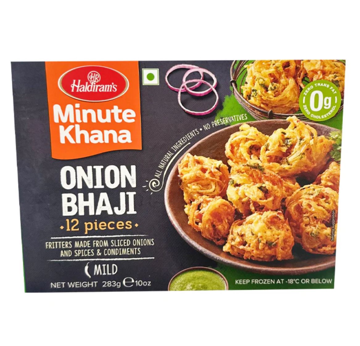 Haldiram’s Onion Bhaji Mild 283g