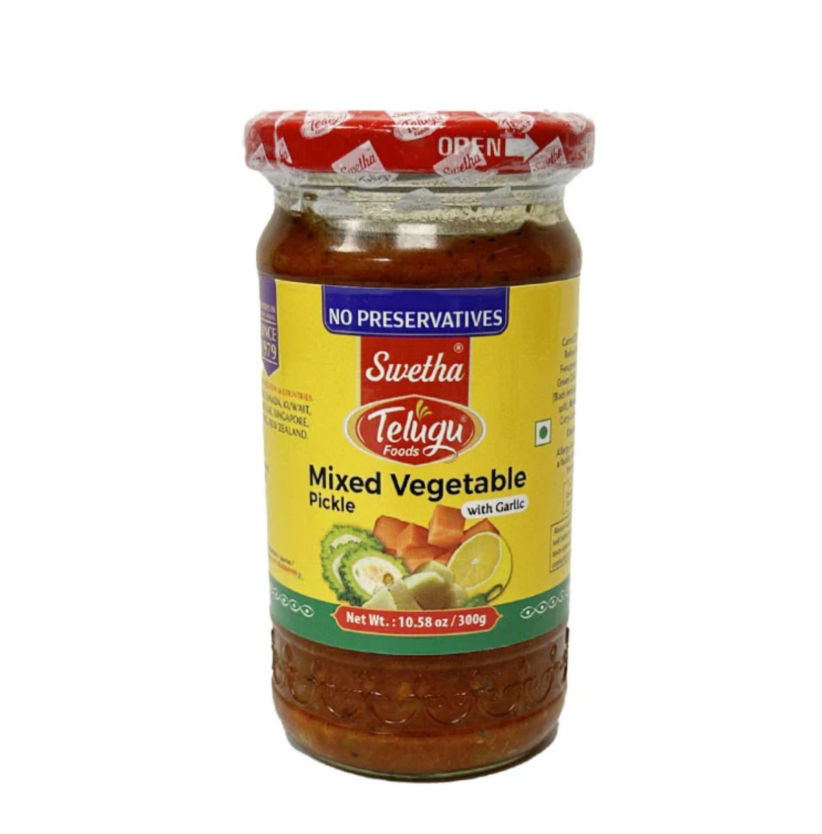 Telugu Foods Mixed Vegetable Pickle 300g
