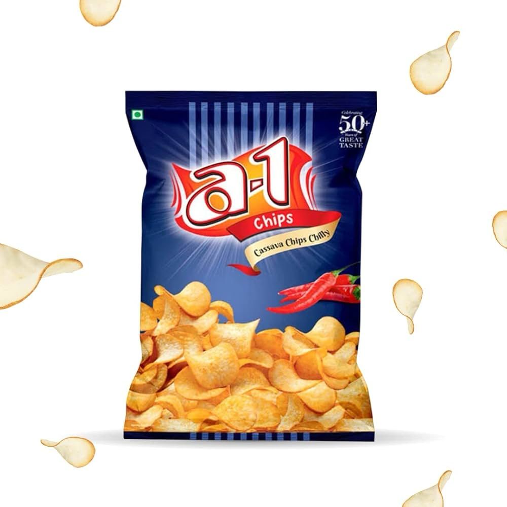 A-1 Cassava Chips Spicy 170g