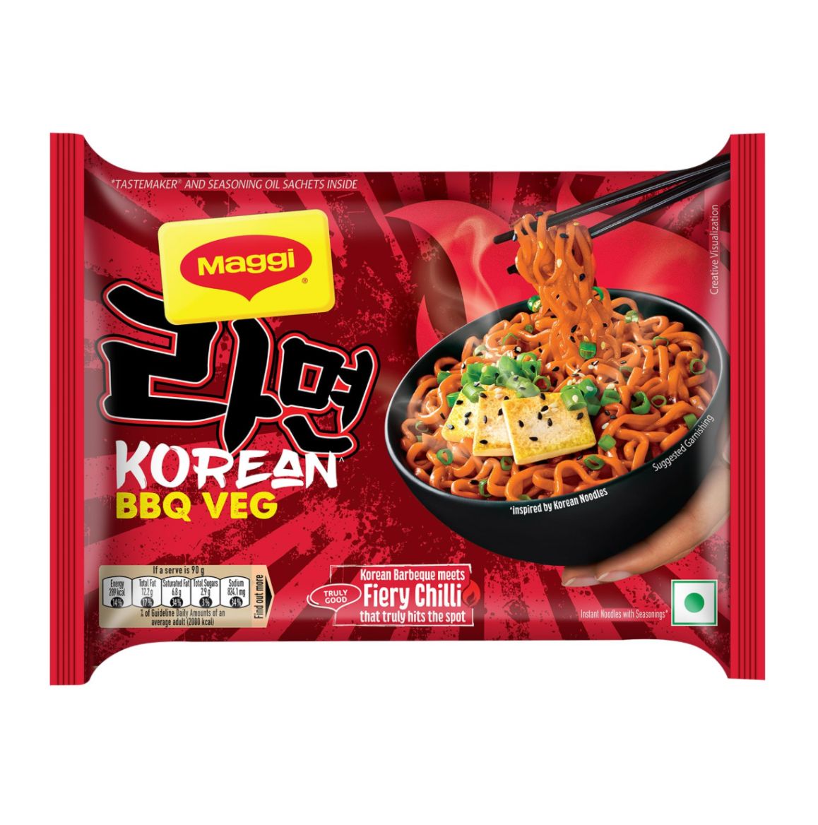 Maggi Korean BBQ Veg Noodles 90g