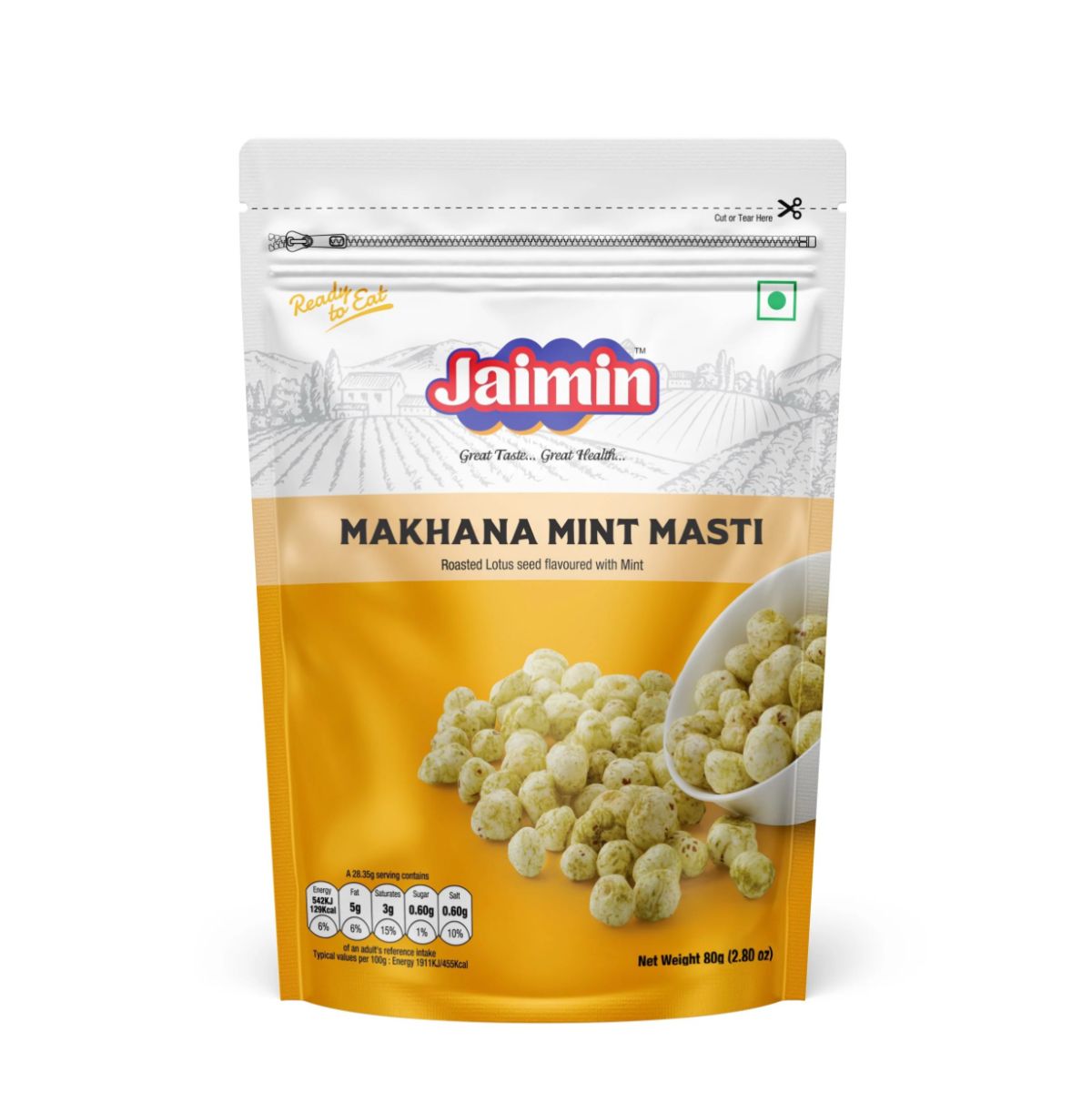 Jaimin Makhana Mint Masti 80g