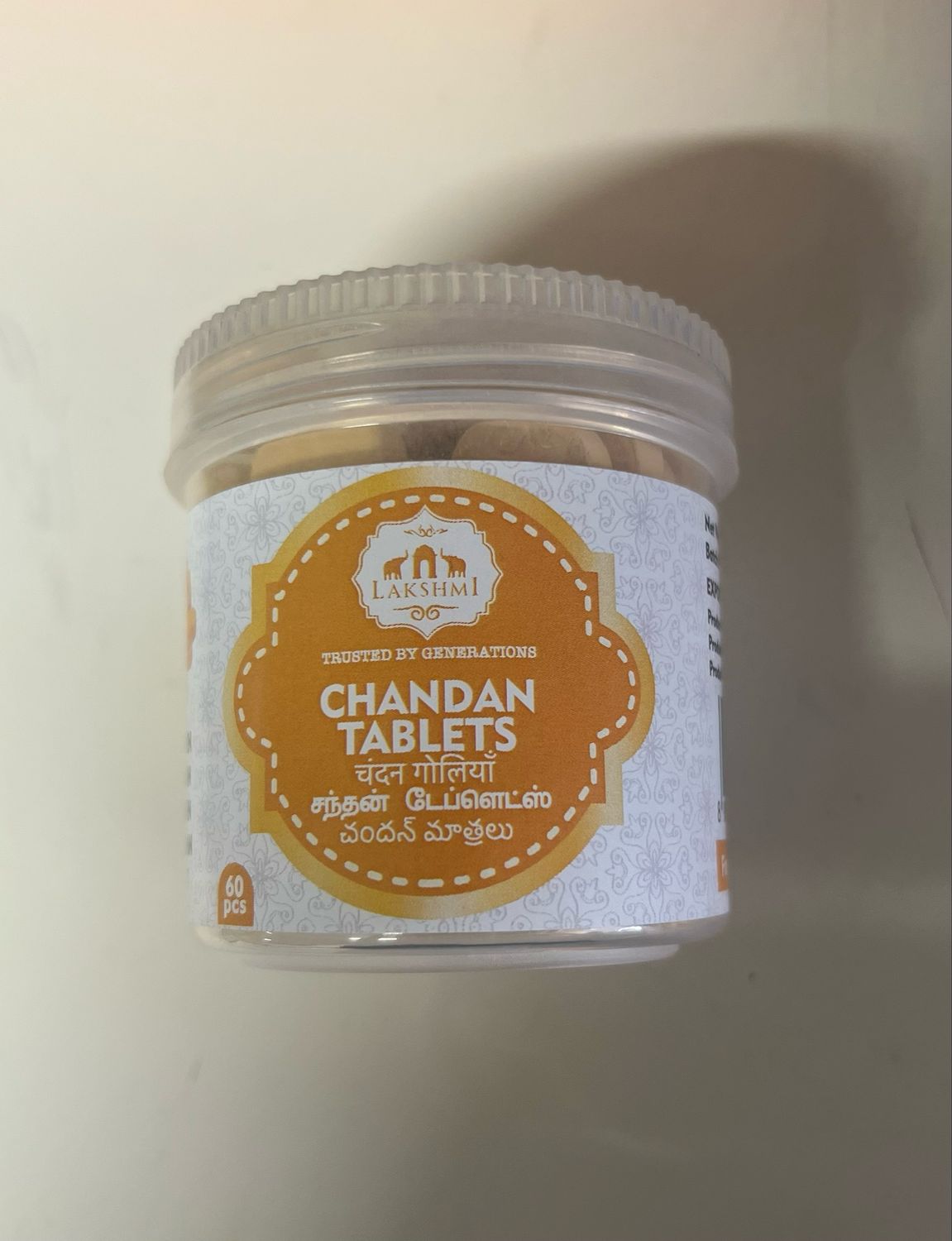 Lakshmi Chandan Tablets 60pcs