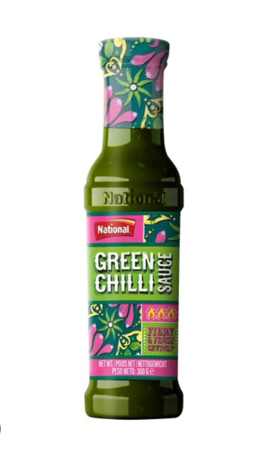National Green Chilli Sauce 300g