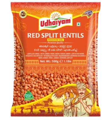 Udhaiyam Red Split Lentils 500g
