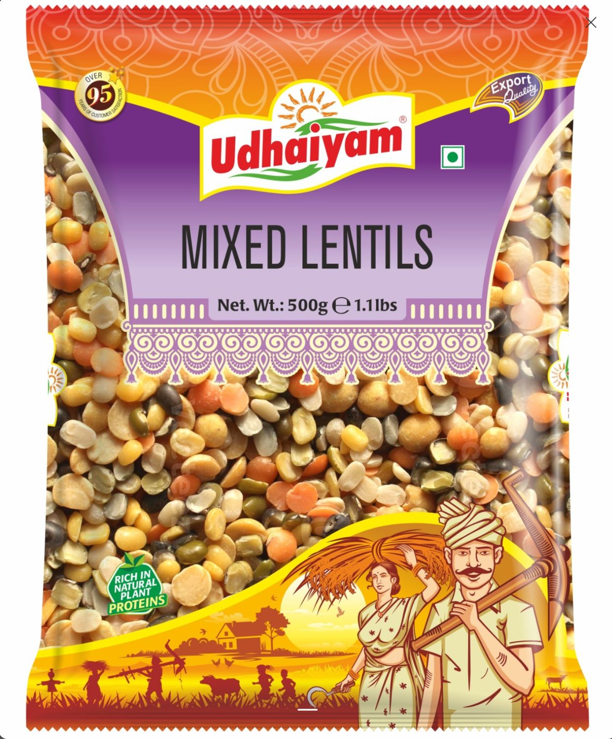 Udhaiyam Mixed Lentils 500g