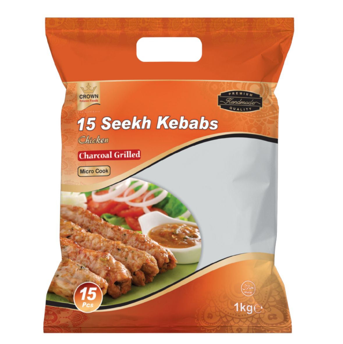 Crown Chicken Seekh Kebabs 1kg