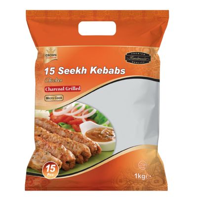 Crown Chicken Seekh Kebabs 1kg