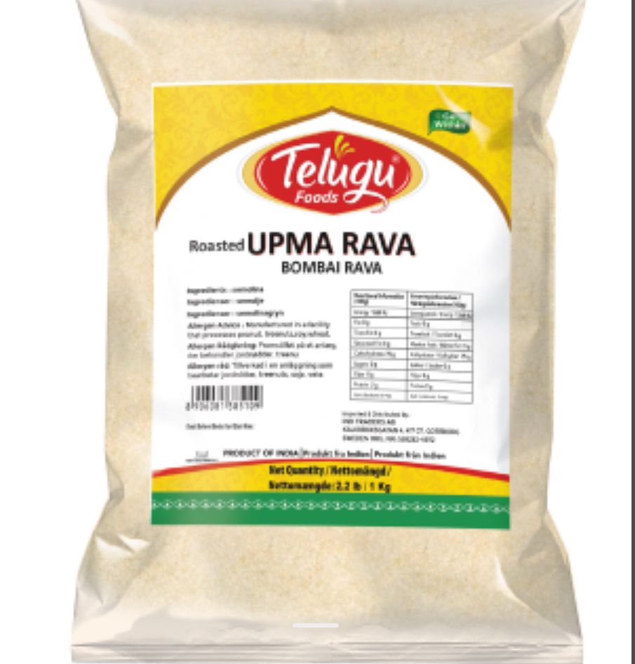 Telugu Foods Upma Rava/Bombay Rava 1 Kg