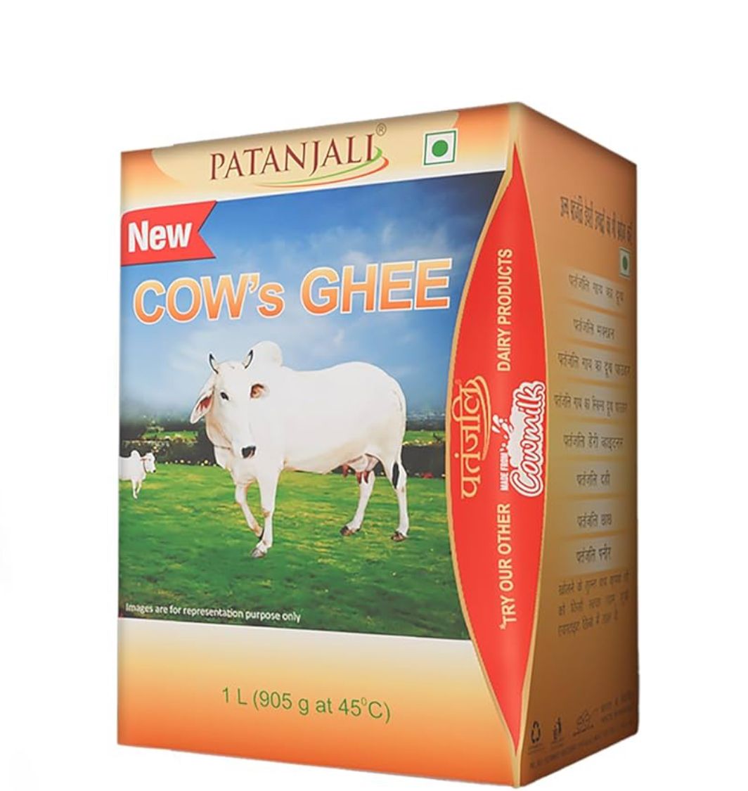 Patanjali Cow Ghee 1L Tetrapack