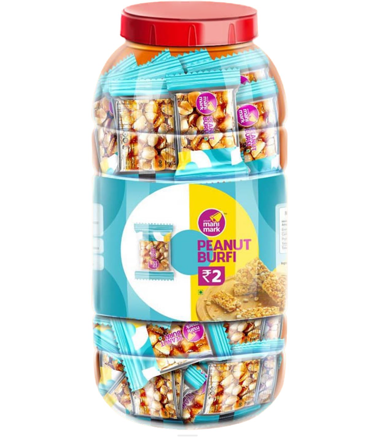 Manimark Peanut Burfi Jar 800g