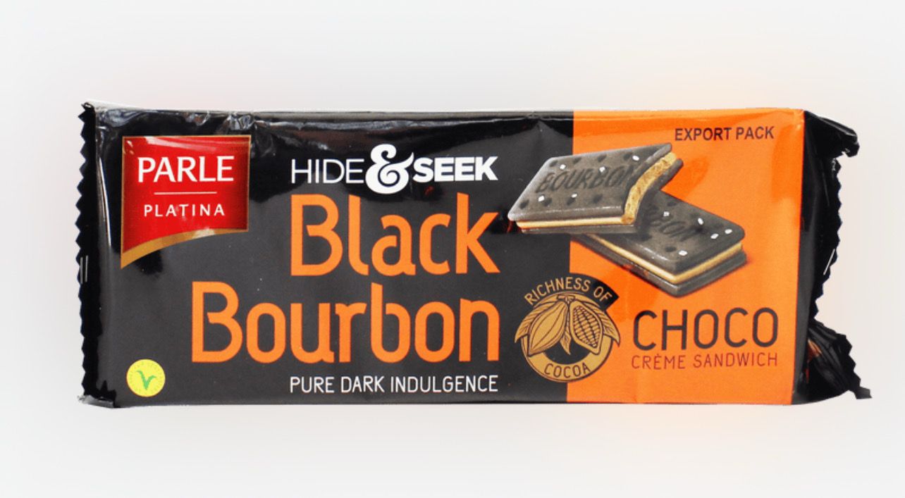 Parle Hide&amp;seek Black Bourbon 100g