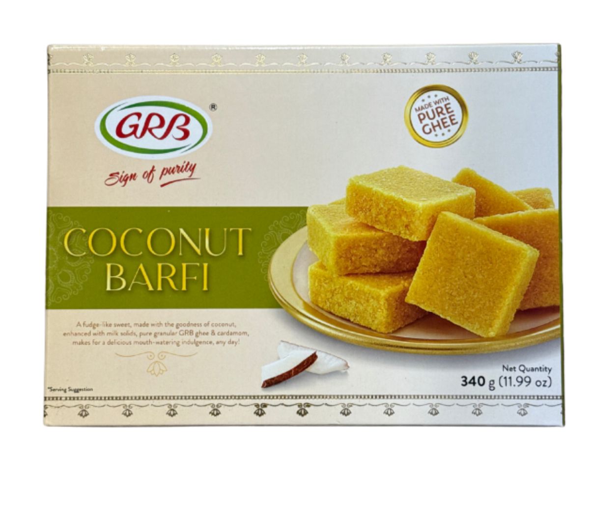 GRB Coconut Burfi 340g