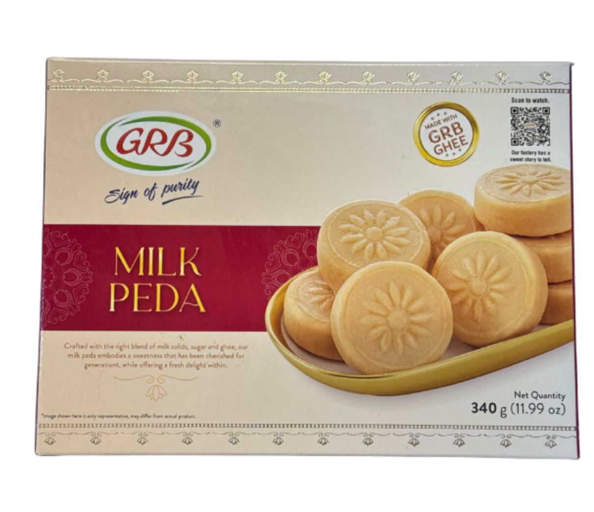 GRB Milk Peda 340g